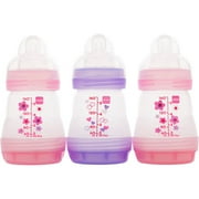 MAM - Girls' 5-oz. Bottle Gift Set, 3-Pack, BPA Free