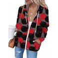 thumbnail image 2 of Chandail en Molleton Chat Citrouille Pull Col Rond Halloween pour Femmes Manches Longues Décontracté Ample, 2 of 7