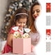 thumbnail image 1 of Bolsas de regalo navideñas 50 piezas - 12,5x27cm Bolsas de plástico para golosinas para caramelos, galletas, aperitivos - Rojo, blanco, verde, material transparente para fiestas navideñas, 1 of 6