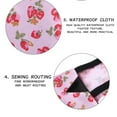 thumbnail image 4 of Pet Diapers For Ducks Geese Chickens And Other Small Birds, Reusable Cloth Diapers With Bow Tie Design, Adjustable Elastic Band Inner Pocket For Cotton Pad S/M/L Sizes, 4 of 7