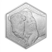 BULLION WORKS INC BUFFALO WARRIOR Hexagon-Shaped 10 Oz Silver Bar