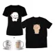 thumbnail image 1 of Playera Bubu Dudu Ositos + Tazas Pareja Novios San Valentin, 1 of 4