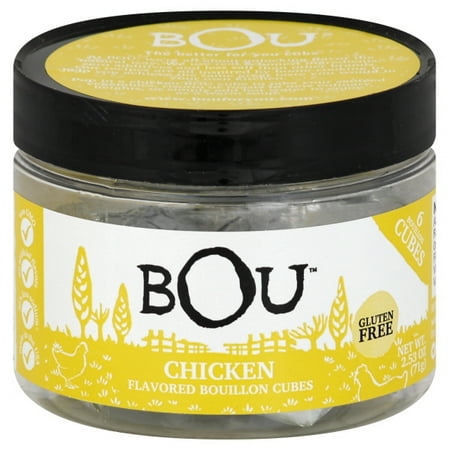 BOU Chicken Flavored Bouillon Cubes