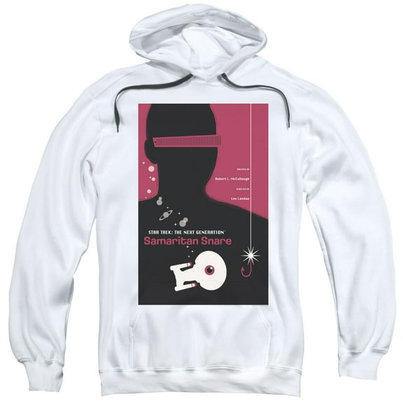 Star Trek Tng Season 2 Episode 17 Adult Pullover Hoodie Sweatshirt White