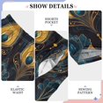 thumbnail image 6 of FORMRS Kids Pajama Pants with Pockets Size 11-12Y Boys Lounge Sleep Bottoms, Navy Blue Art Pattern, 6 of 8