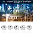thumbnail image 3 of Yazoeia 5pcs Screw Threaded Stainless Steel Flanged Ball Spring Plungers Set (M8*7) GY228-65964, 3 of 9