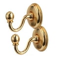 thumbnail image 5 of Mouliraty 2x Metal Curtain Holdback Wall Tie Back Hooks Hanger Window Curtain Hooks, 5 of 6