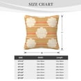 thumbnail image 4 of ZICANCN Floral Line Texture Decorative Throw Pillow Covers, Bed Couch Sofa Decorative Knit Pillow Covers for Living Room Farmhouse 20"x20", 4 of 8
