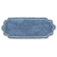 thumbnail image 2 of Home Weavers Allure Collection Bathroom Rug 100% Cotton Tufted Bathroom Rug, Soft and Absorbent Bath Rugs, Non-Slip Bath Rug, Machine Wash Dry Bath Mats for Bathroom Floor- 21"x54" Runner, Blue, 2 of 9