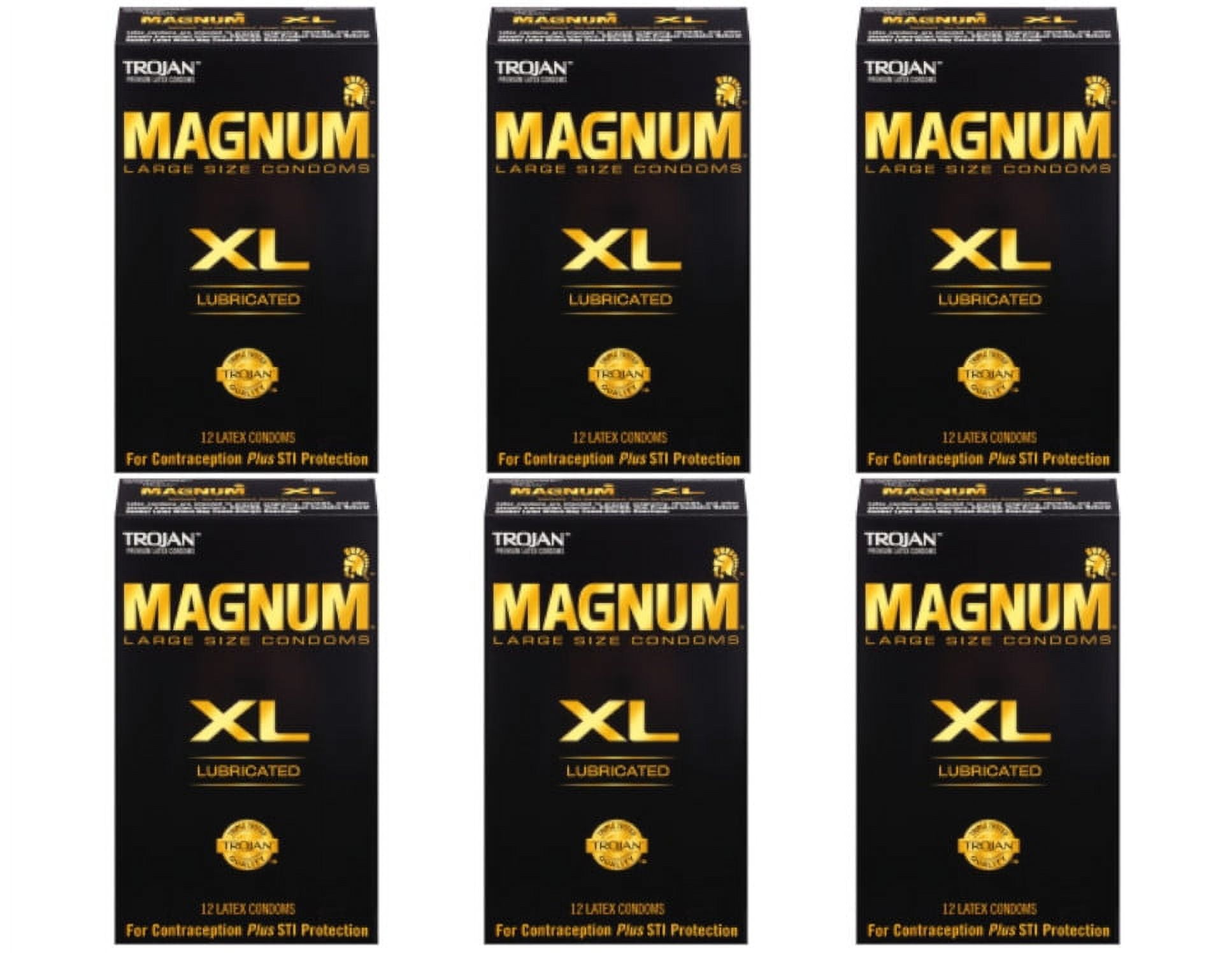 trojan magnum ribbed lubricated condoms Amazon.com : Product Of Trojan, Magnum Ribbed Lubricated, Count 6 (3Pk) main image 0