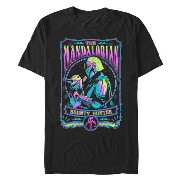 Men's Star Wars: The Mandalorian Bounty Chrome Hunter Graphic T-Shirt