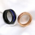 thumbnail image 7 of ringheart 2 Matching Rings His and Hers Ring Couple Rings Wedding Ring Sets for Him and Her Womens Ring Sets Men Wedding Band, 7 of 7