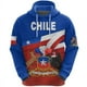 thumbnail image 2 of Sudadera con capucha con estampado 3D de la bandera del mapa del emblema nacional de Chile, sudadera para hombres, mujeres y niños, ropa de calle, transpirable y cómoda, 2 of 5