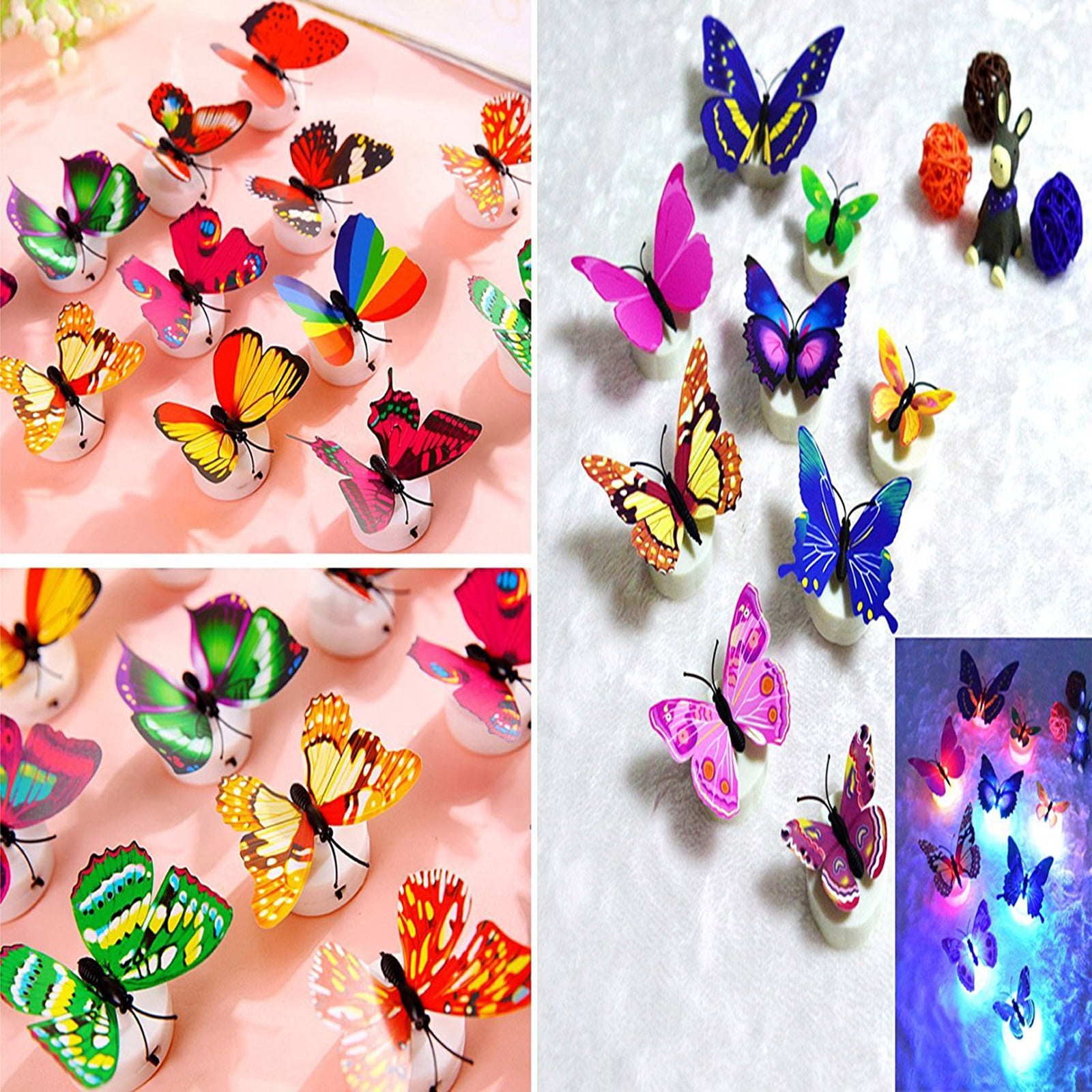 Colorful Butterfly Stickers Vinyl Waterproof Stickers For - Temu