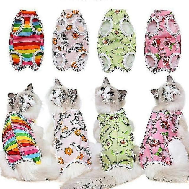 Combinaison de Chirurgie pour Chat, Combinaisons de Récupération pour Chat, Combinaison de Stérilisation pour Chat, Combinaison Anti-Lichage pour Petits Chiens et Chats après Chirurgie