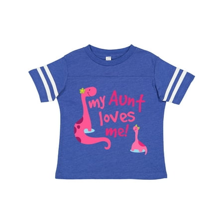 

Inktastic My Aunt Loves Me Gift Toddler Toddler Girl T-Shirt