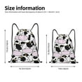 thumbnail image 2 of Bingfone Cute Animal with Cow Drawstrings Backpacks Bags for Men Women Gym Drawstrings Bag-Small, 2 of 6