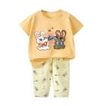 thumbnail image 1 of Odeerbi 1-8 Años Niños Conjunto de Verano Pijama de Dos Piezas, 1 of 5