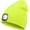 Fluorescent Yellow, variant on LED Beanie Hat with Light, Unisex USB Rechargeable Headlamp Winter Knitted Cap Gifts for Men Dad Husband Him