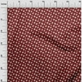 thumbnail image 3 of oneOone Rayon Maroon Fabric Floral Sewing Fabric By The Yard Printed Diy Clothing Sewing Supplies 56 Inch Wide, 3 of 5