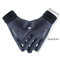 thumbnail image 2 of Oggfader Men's Winter Warm Gloves - Windproof Thick Fleece Lined, Stylish for Outdoor Activities Ski Cycling Hiking, 2 of 4
