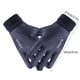 thumbnail image 3 of Guantes Cálidos de Invierno para Hombre | Guantes de Exterior Gruesos con Forro Polar, Resistentes Al Viento | Guantes de Terciopelo Suave con Aislamiento para Esquí, Ciclismo, Senderismo y Running E, 3 of 4