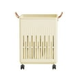 thumbnail image 2 of Kugisaki Folding Dirty Clothes Basket Household Bathroom Dirty Clothes Storage Basket With Wheels Laundry Storage Basket Bathroom Large Dirty Clothes Basket, 2 of 6