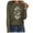 Vert Foncé, variante sur SNKSDGM T-Shirts à Manches Longues pour Femmes Coupe Ample Vêtements d'Automne pour Femmes Moins de 10 Dieu Est Plus Grand Que les Hauts et les Bas T-Shirt Femme Chandail à Manches Longues Haut Graphique S
