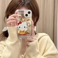 thumbnail image 1 of Funda para teléfono móvil con estampado divertido de Hello Kitty, diseño de espejo electrochapado 15, 11, 12, 13, 14, Tpu, para Iphone, 2023, 1 of 4