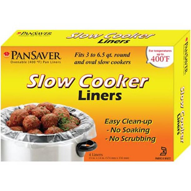 Pansaver 42645 Slow Cooker Liner for 3 to 6.5 qt Cookers Case of 18