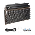 thumbnail image 3 of Retro Typewriter Keyboard Wireless Bluetooth Mechanical Keyboards, 3 of 5