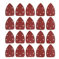 unbranded 50 Pcs Triangle Sanding Pad Sanders Sandpaper Back