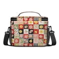 thumbnail image 3 of Lunch Box Pioneer Flower Floral Print Pattern Insulated Lunch Bag for Women Men,Medium Leakproof Lunchbox Cooler Bag Adjustable Strap,10 X 6.7 X 8 Inches, 3 of 6