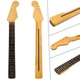 thumbnail image 1 of 22 Fret ElectricGuitar Neck With A Hint Of Yellow 25.5 Inch Scale Neck Replacement For ST Style Fingerboard With Modern C Shape Top Adjustment Big Headstock Guit Stationery Pens Craft Organizers And, 1 of 3