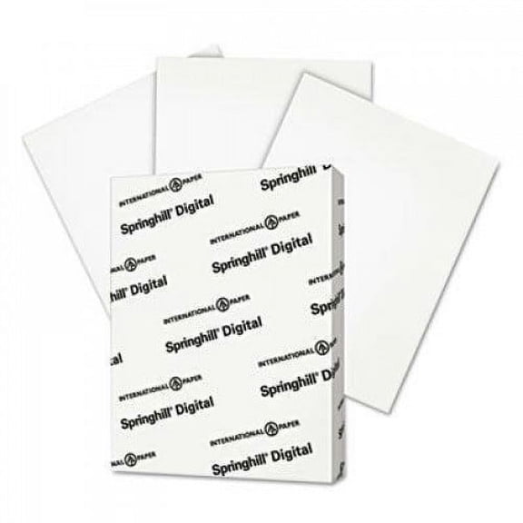 Springhill - 4 Pack - Digital Vellum Bristol White Cover 67 Lb 8 1/2 X 11 White 250 Sheets/Pack "Product Category: Paper & Printable Media/Loose Paper"