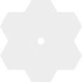 thumbnail image 4 of 12"OD x 1"ID x 4"C x 1"P Daisy Architectural Grade PVC Contemporary Ceiling Medallion, 4 of 11