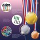 thumbnail image 4 of Exhibidor de medallas ecuestres, soporte para medallas de salto ecuestre, estante de pared para premios, soporte para cintas, exhibidor de cintas de caballos, regalo para atletas, 4 of 9