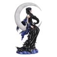 thumbnail image 2 of Large Celestial Crescent Moon Solace Fairy Statue 12"H By Nene Thomas Decor, 2 of 8