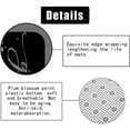 thumbnail image 6 of 4PCS Silver Glitter Shower Curtain Set, Luxury Jewelry Bling Diamond Sparkle Rhinestone Modern Fashion Glam Bathroom Decor, Waterproof Fabric Black Shower Curtain, Non-Slip Bath Mat, 6 of 7