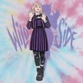 thumbnail image 2 of Juniors' Wednesday Enid Sinclair Wild Side Pose Cropped T-Shirt, 2 of 4