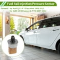 thumbnail image 3 of No.55PP2402 Fuel Injection Pressure Sensor for Audi Q5 3.0 TDI Quattro 08-17,for AUDI A4 B8 Saloon 2.7 TDI 07-12 Fuel Rail Pressure Sensor 1 Pcs, 3 of 6