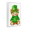 thumbnail image 2 of St. Patty's Day Bear White Framed Giclee Art, 20 x 30, Made In USA, 2 of 7