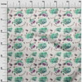 thumbnail image 2 of oneOone Polyester Lycra Sea Green Fabric Glass|Van & Camera Travel Sewing Craft Projects Fabric Prints By Yard 56 Inch Wide, 2 of 4