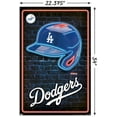 thumbnail image 4 of MLB Los Angeles Dodgers - Neon Helmet 23 Wall Poster, 22.375" x 34", 4 of 4
