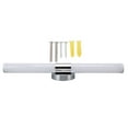 thumbnail image 2 of Bath Bar Fixture, 61cm Length Stainless Steel PC LED Bathroom Vanity Light Bar 85-265V  for Bedroom, 2 of 7