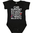 thumbnail image 3 of Inktastic CHD Awareness Month Boys or Girls Baby Bodysuit, 3 of 5