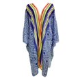 thumbnail image 2 of Mujeres Beach Cardigan Impreso Bohemia Fabric Long Sleeve Bikini Cover METRO Salvador Dali Cubierta de la playa ARRIBA, 2 of 10