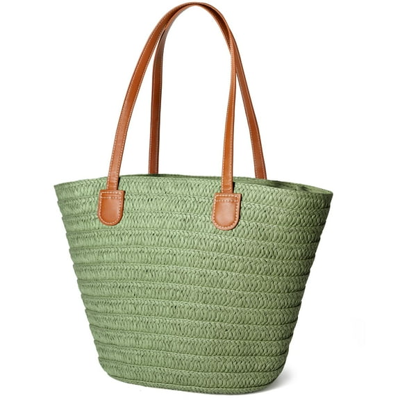 Crochet Tote Bag Beach Bags for Women Summer Bag Cute Beach Bag Mesh Beach Bag(khaki 3)