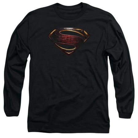 Justice League Movie Superman Logo Mens Long Sleeve