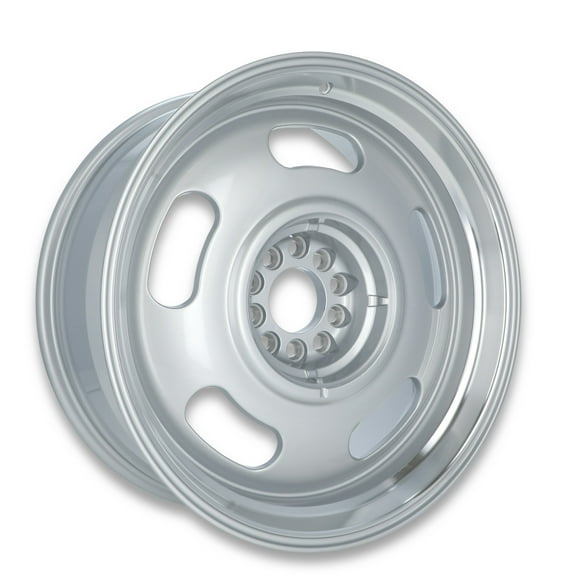 REV Wheels 107S-2800600 107 Series Rally 20x8 - 4.5 bs - 5x4.75/5x120.65/5x5/5x127 -Gray/Machine Lip
